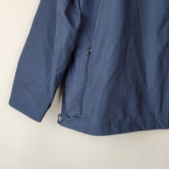 SCOTTeVEST Sterling Jacket Mens XL Navy Convertible Zip Off Sleeves Travel Cargo - Picture 8 of 16